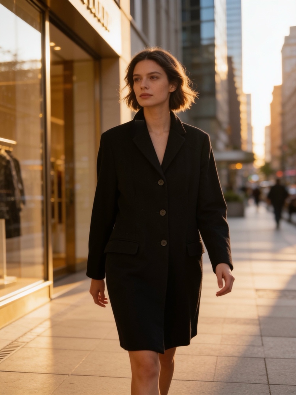 Lauren Ralph Lauren Classic Black wool Coat great condition size 10